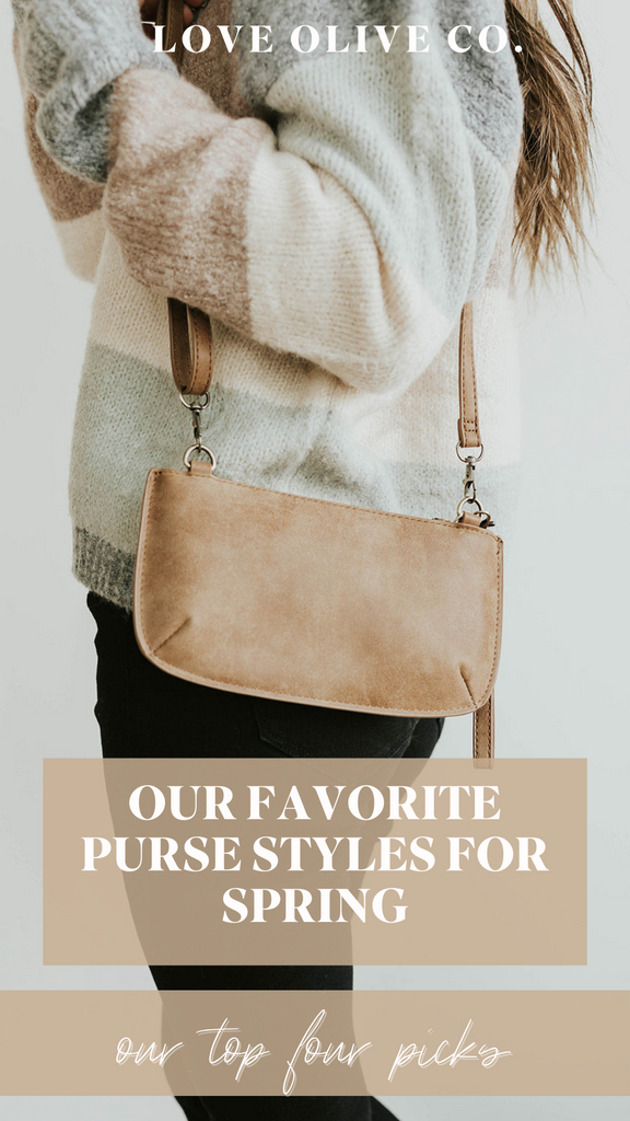 our favorite purse styles for spring. www.lovaoliveco.com