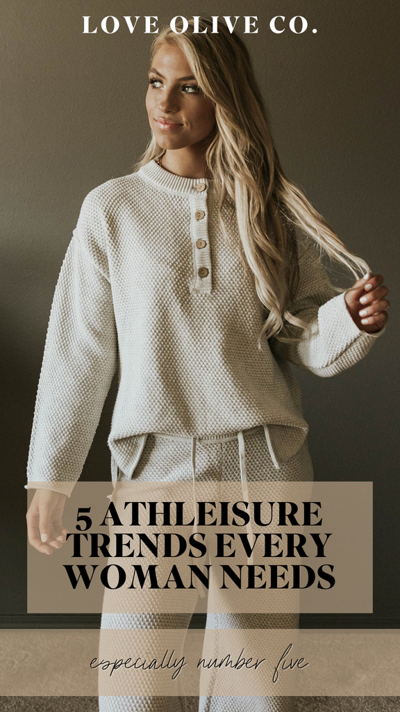 5 athleisure trends every woman needs. www.lovaoliveco.com