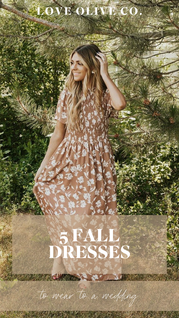 5 fall dresses to wear to a special event. www.lovaoliveco.com