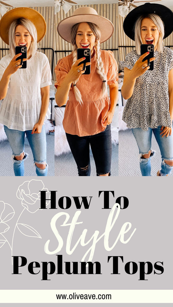 How to Style Peplum Tops
