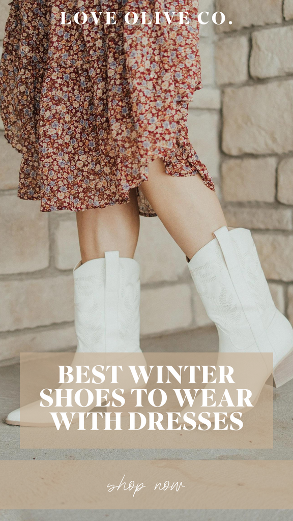 best winter shoes to wear with dresses. www.lovaoliveco.com