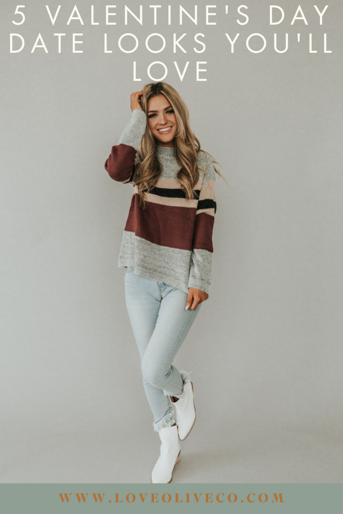 5 Valentine's Day Date Looks You'll Love This Year www.lovaoliveco.com/blogs