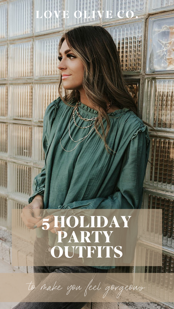 5 holiday party outfits to make you feel gorgeous. www.lovaoliveco.com