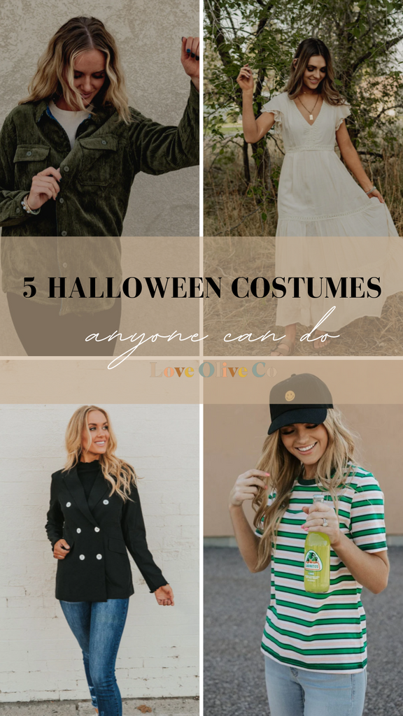 5 halloween costumes anyone can do. www.lovaoliveco.com