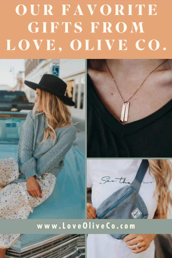 Our favorite gifts from Love, Olive Co.! Get her the gifts she really wants this year. www.lovaoliveco.com/blogs