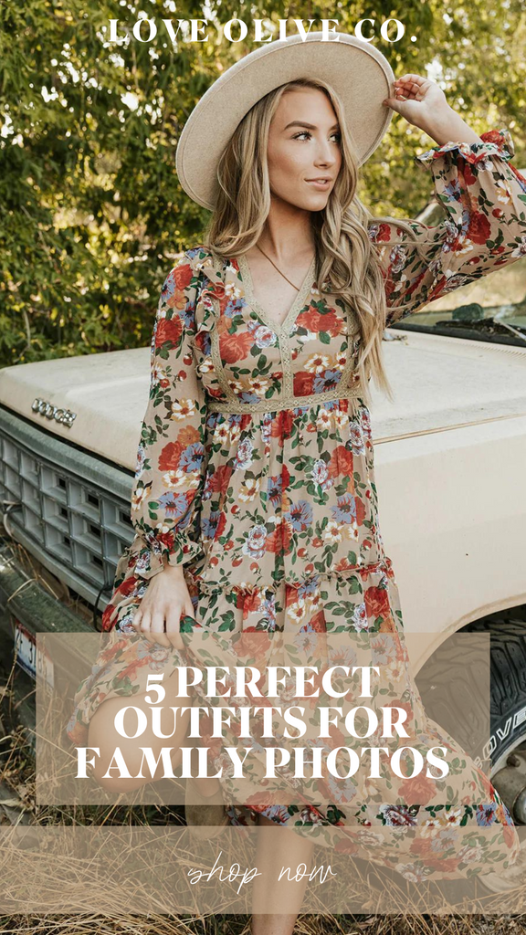 5 perfect outfits for family photos. www.lovaoliveco.com