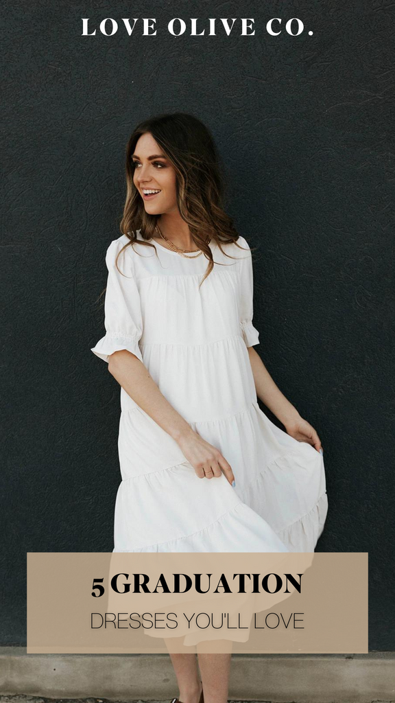 5 graduation dresses you'll love. www.lovaoliveco.com