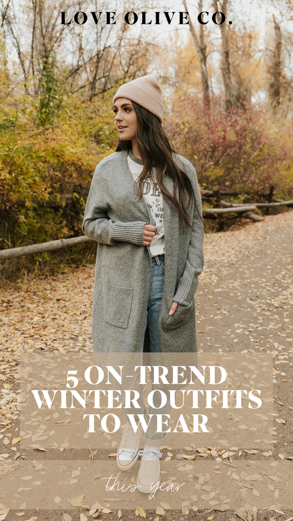 5 on-trend winter outfits to wear this season. www.lovaoliveco.com