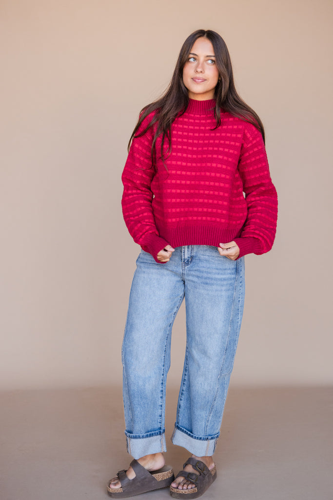 Taylor Sweater-Red