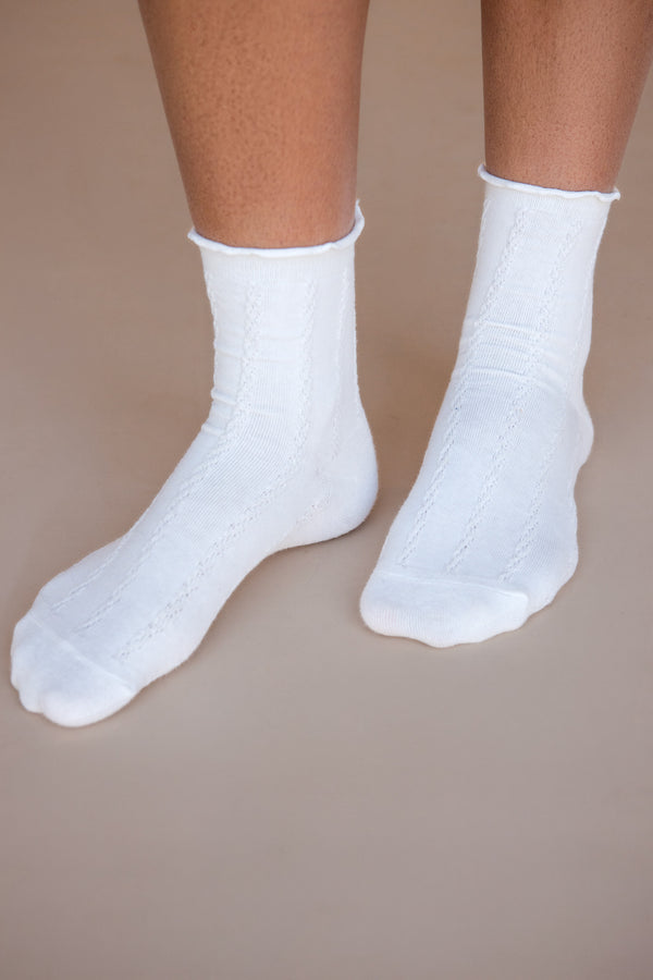 Lolita Lace Socks-White