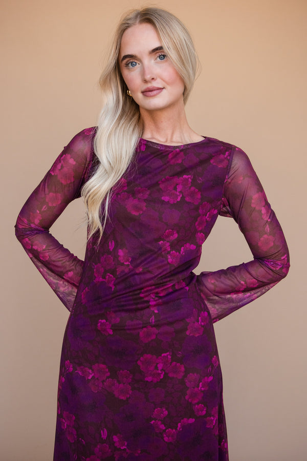Alexis Dress-Berry Floral