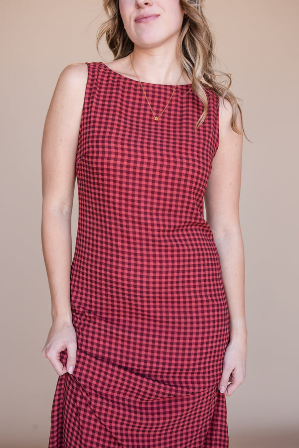 Kitty Dress-Red Gingham