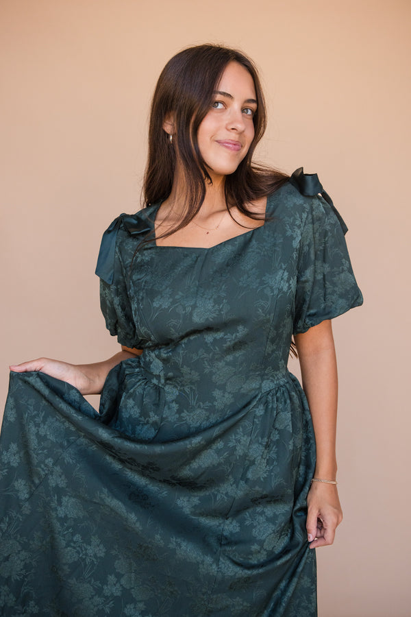 Mckenzie Dress-Emerald