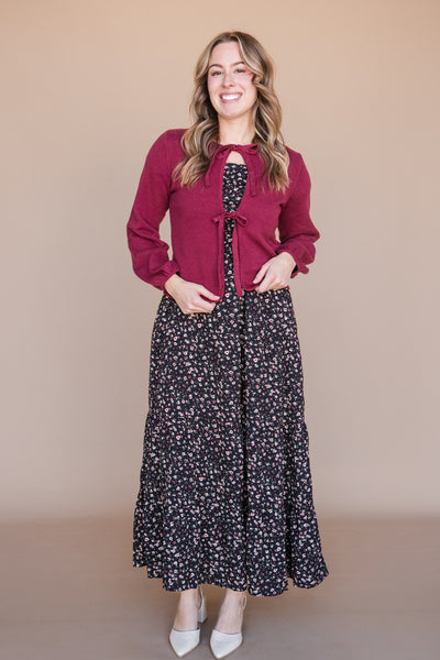 Rosie Cardigan-Red