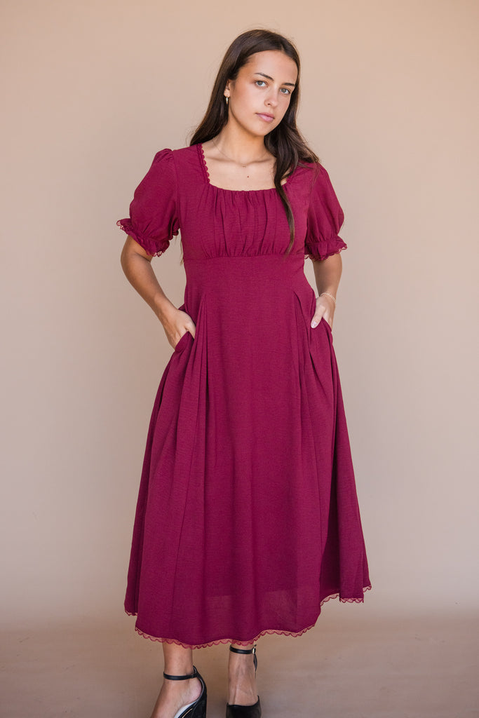 Olivia Dress-Red