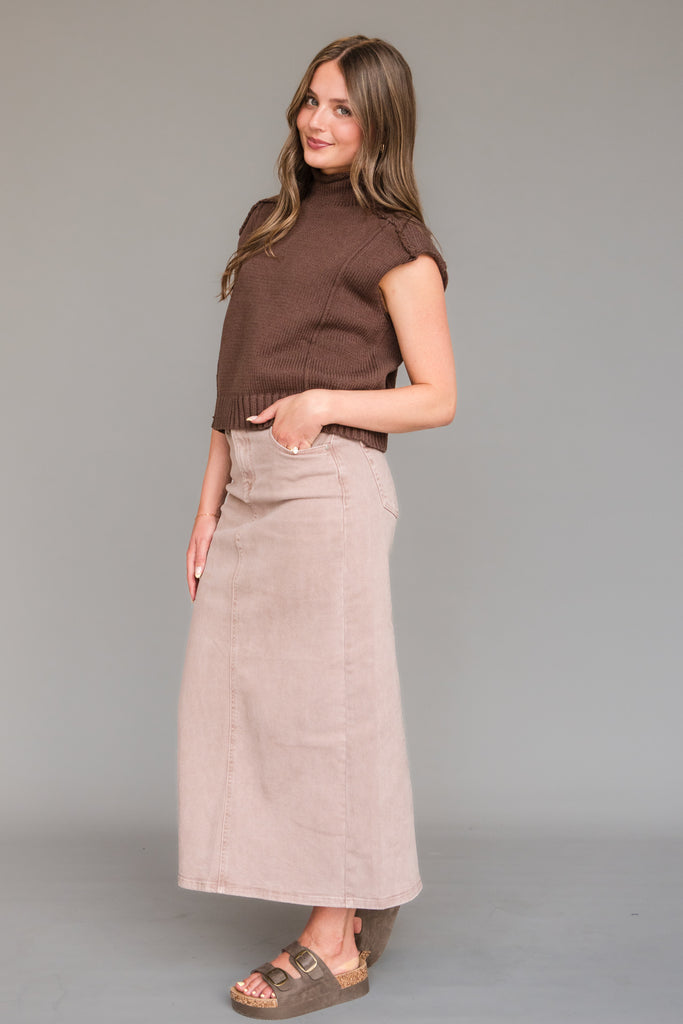 Carsen Denim-Rock-Mauve