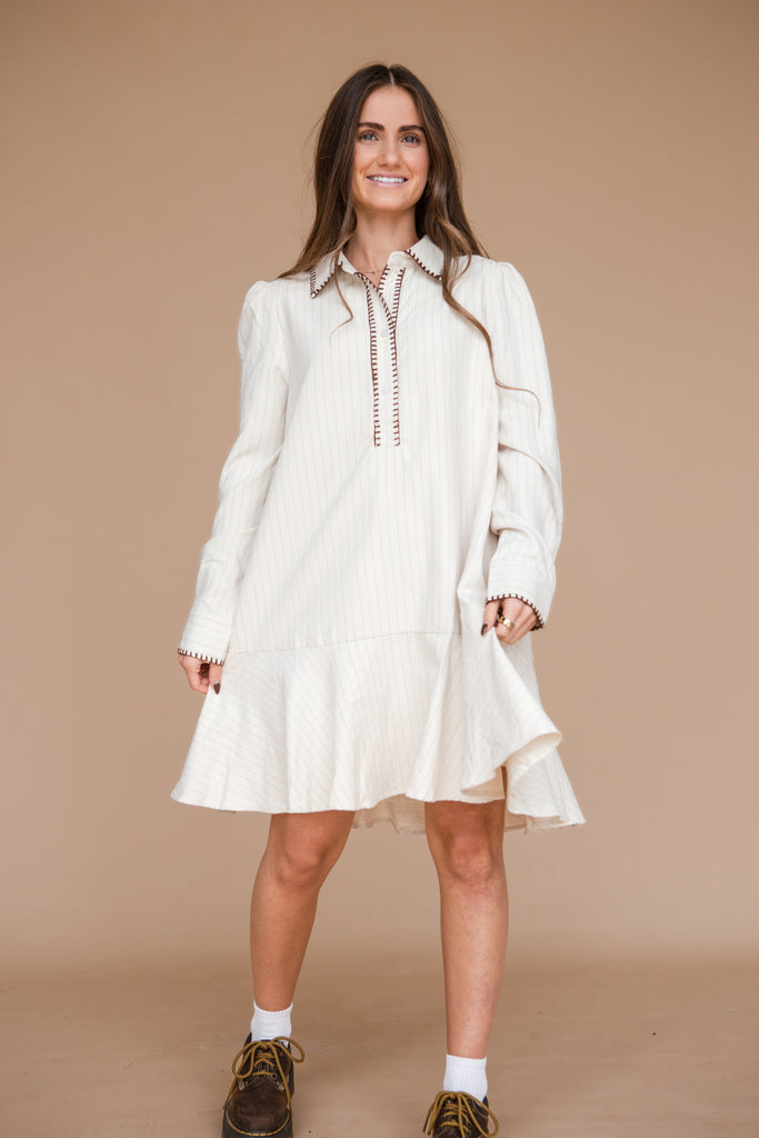 Miranda Dress-Cream