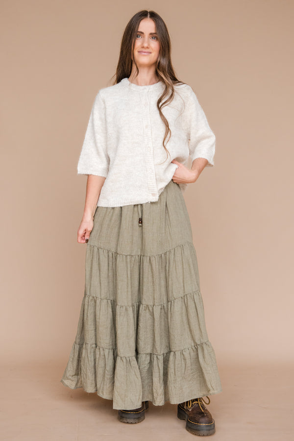 Felicity Skirt-Olive