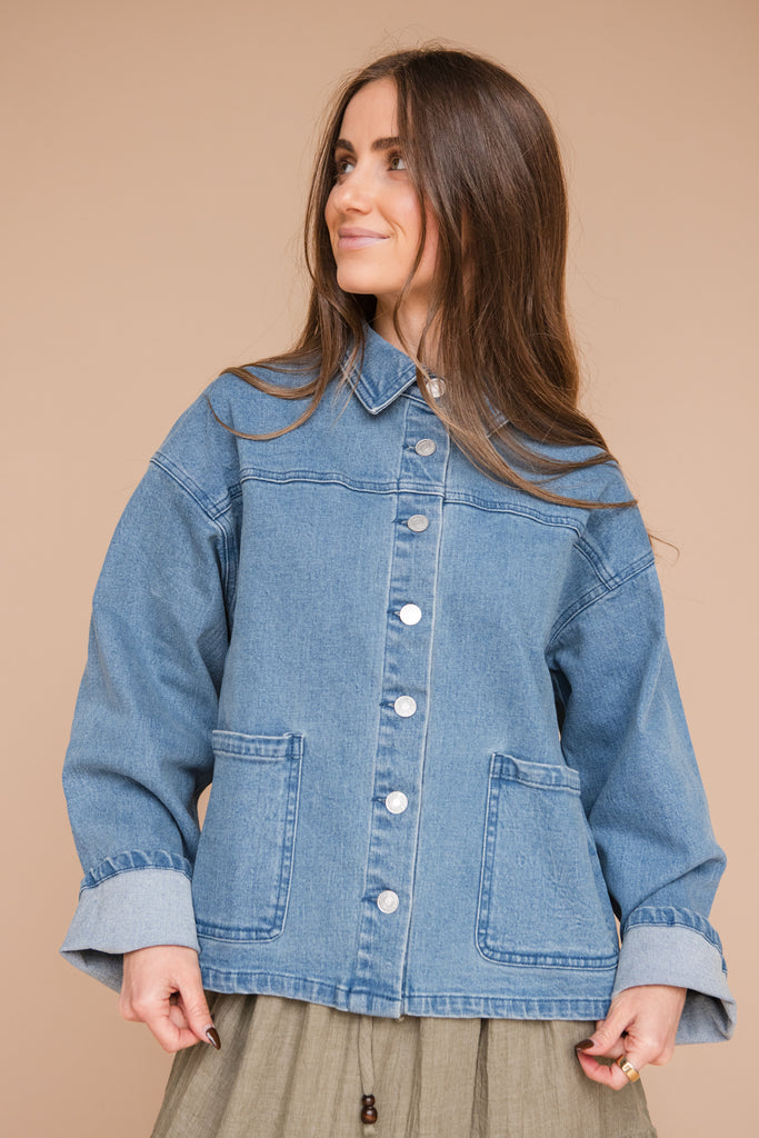 Kendra Jacket-Denim