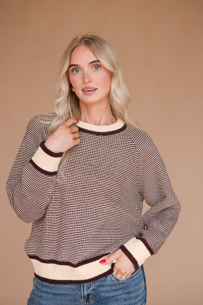 Gwen Sweater-Brown