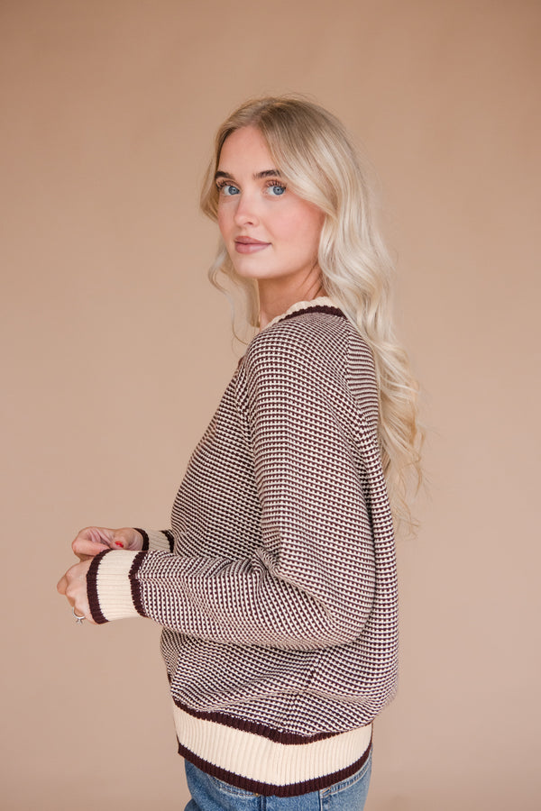 Gwen Sweater-Brown