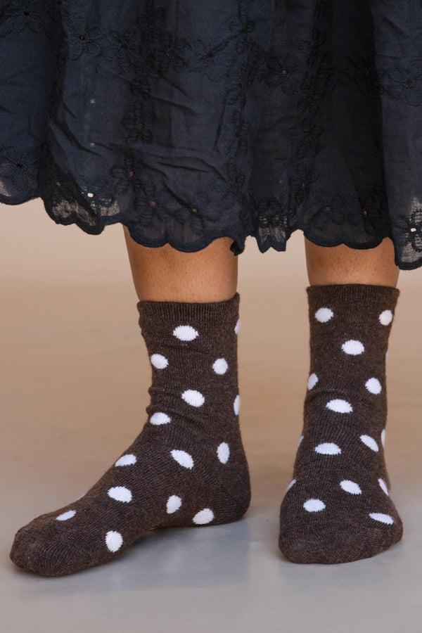 Dottie Socks-Brown