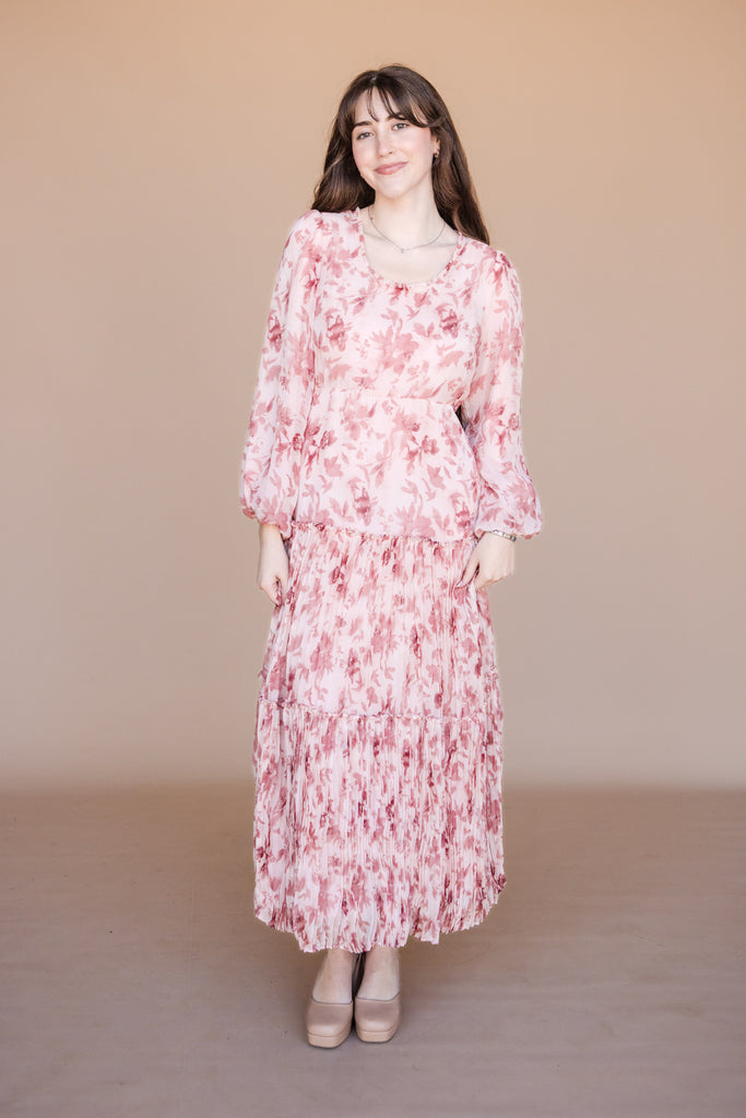 Valencia Dress-Pink Floral