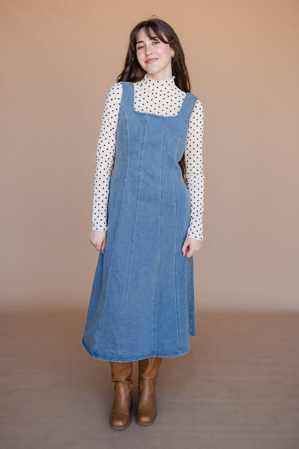 Jodi Top-Ivory Polka Dot