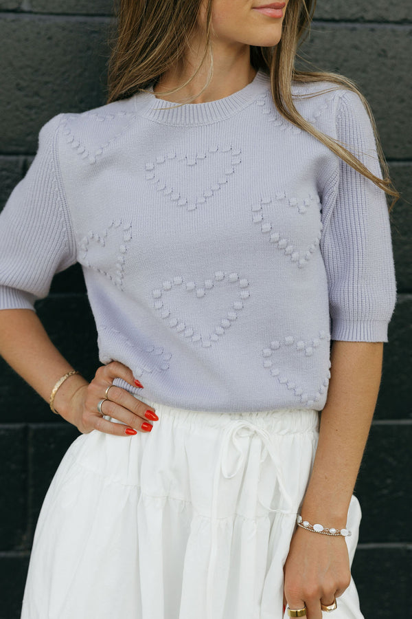 Sutton Sweater-Lavender