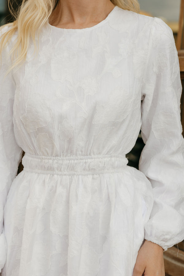 Elisabeth Dress-Pure White