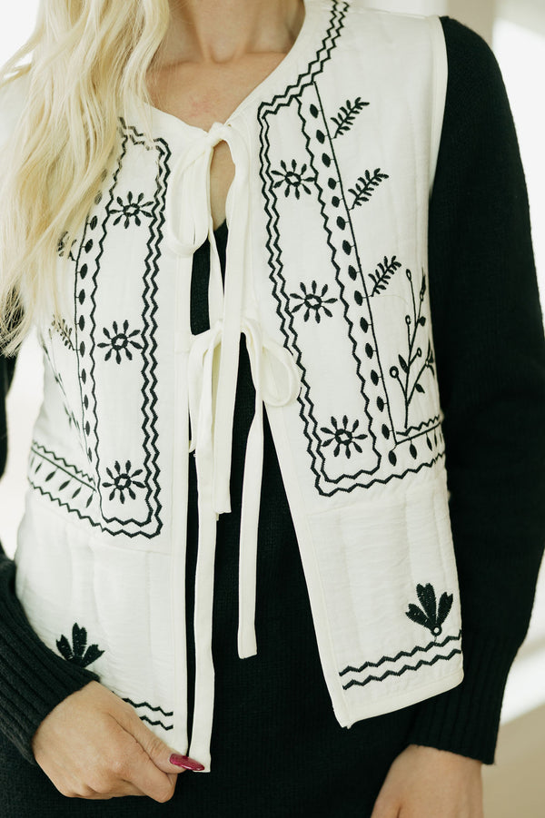 Indie Vest-Cream