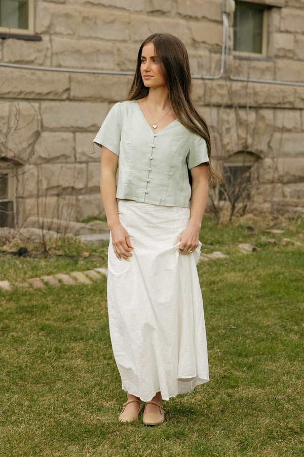Becky Top-Seafoam