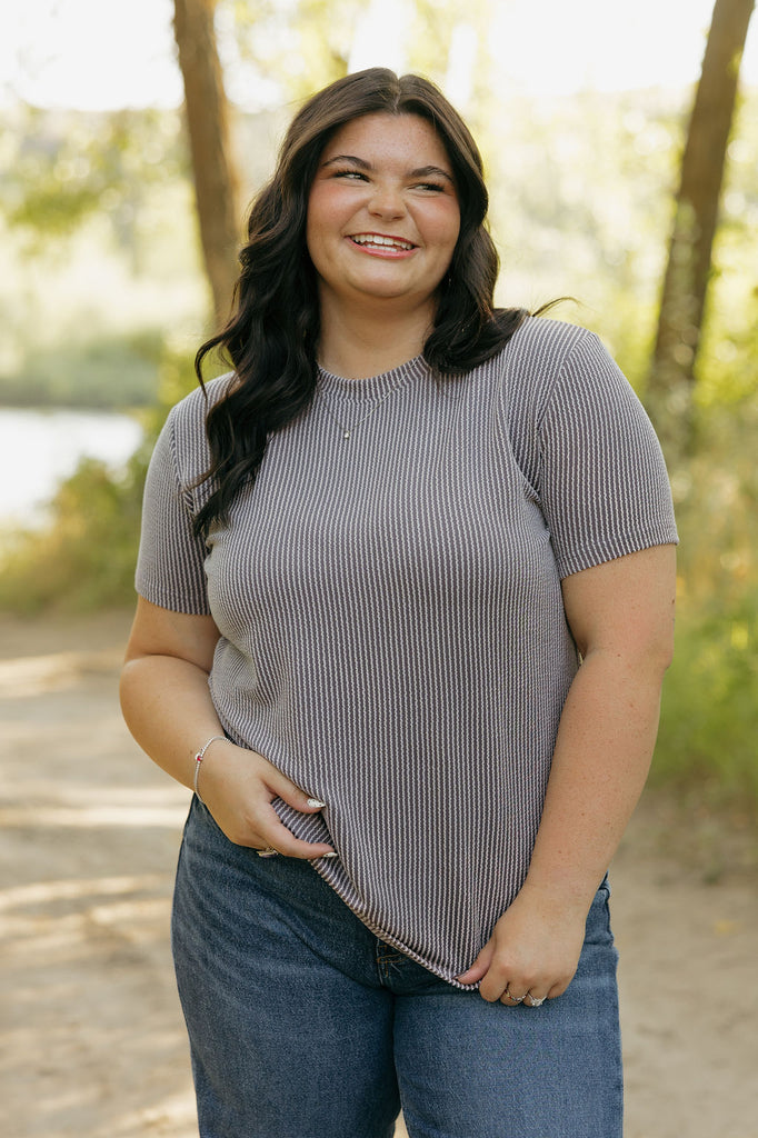 Boone Top-Smoky Grey