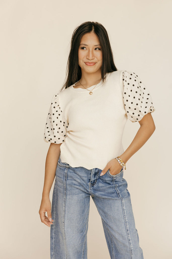 Stacey Top-Cream